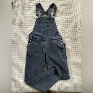 Grey denim overalls ASOS